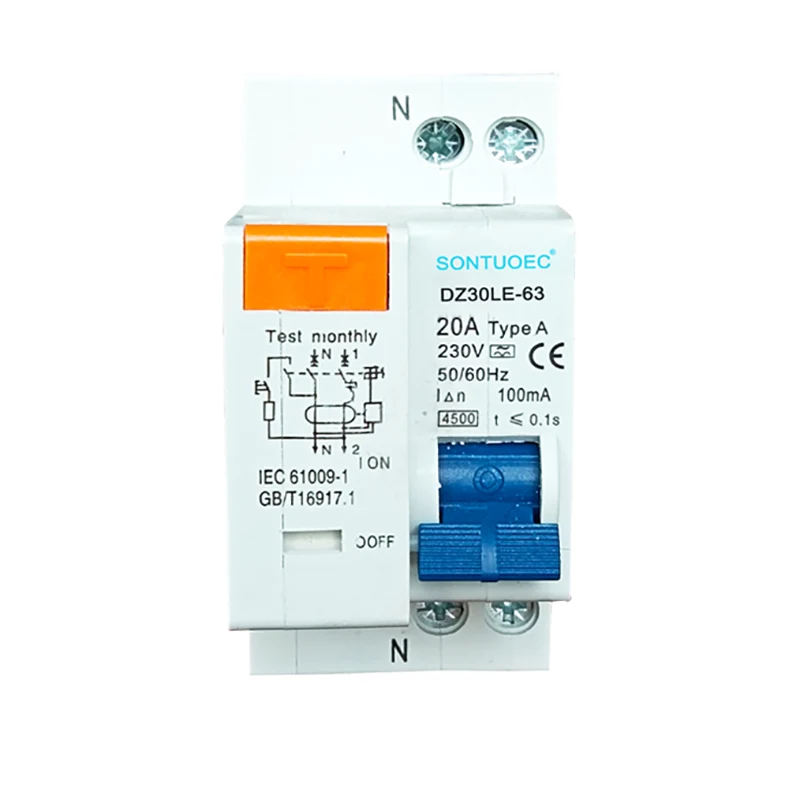 1p+n электронны тып rcbo