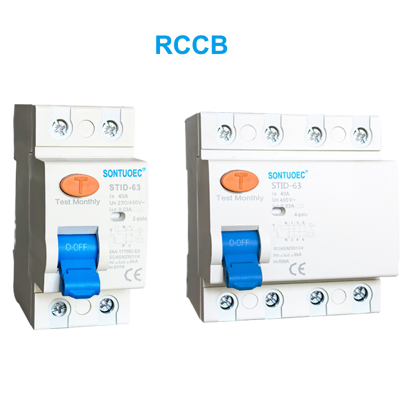 STID-63 серыя RCCB 230V 63A Рэшткавы выключальнік току ланцуга